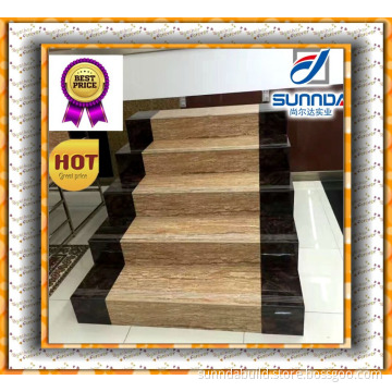 factory prices stairs and raisers tiles for interior marble ceramic stair floor tiles